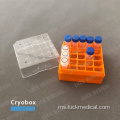 5x5 25 Tempat Cryotube Box Eksport ke Sepanyol